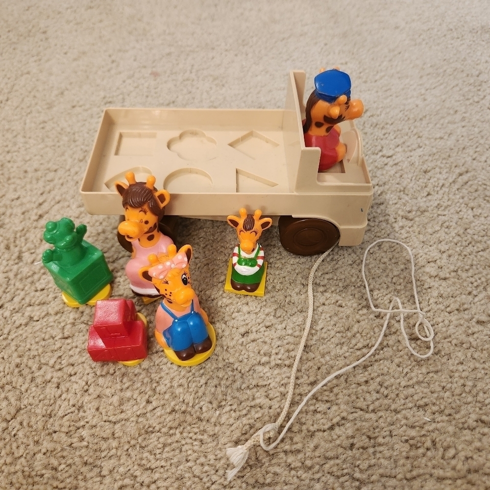 Toys R Us‎ Geoffrey Shape Sorter Truck Vintage 1982 #EE